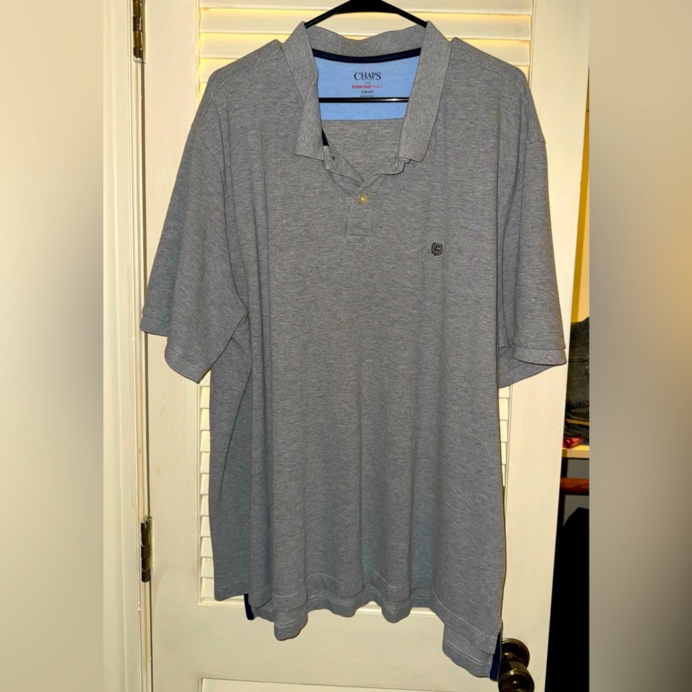 CHAPS Men’s Grey Polo 4XB